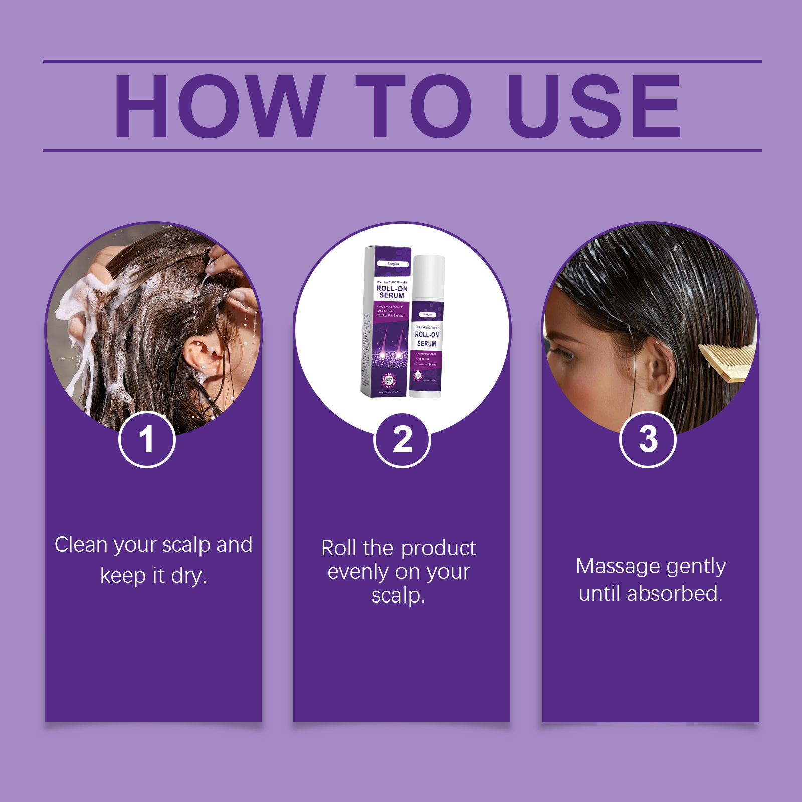 Hair Care Serum - Sérum de croissance des cheveux, Anti-chute,