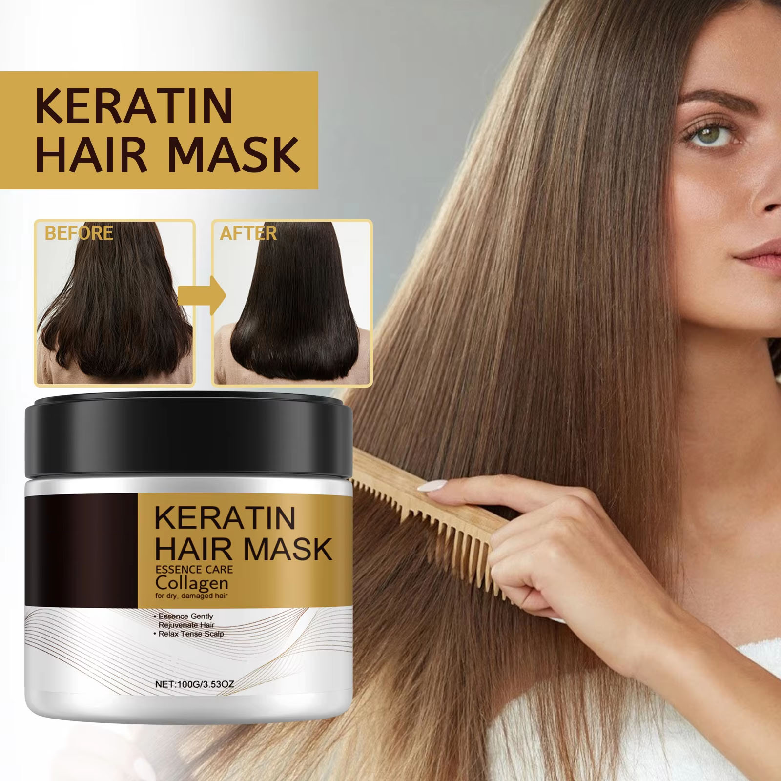 Hair Care Orange - Masque capillaire de soin à la