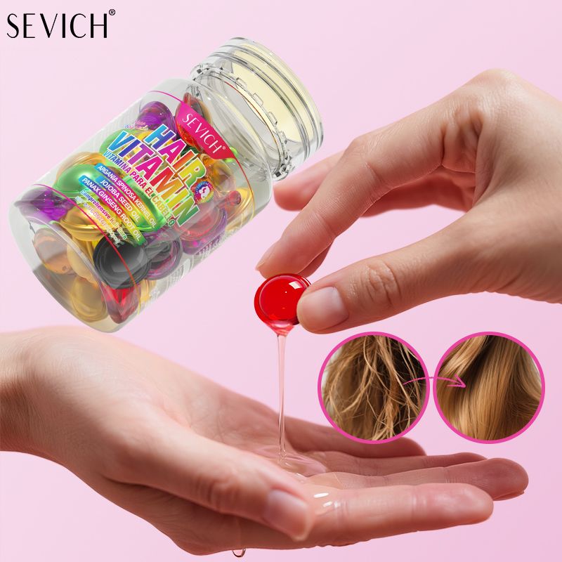 Hair Care Keratin Treatment - Mélanger les cheveux Capsule de vitamine