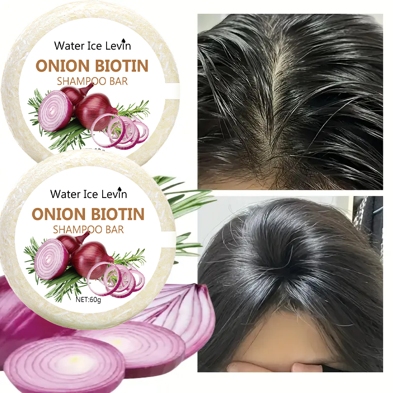 Hair Care Vitamin - Shampooing solide à l'oignon et à