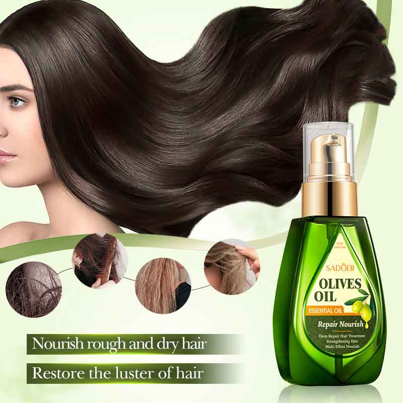 Hair Care Olive Oil - Olive Qihuan brillant soin des cheveux