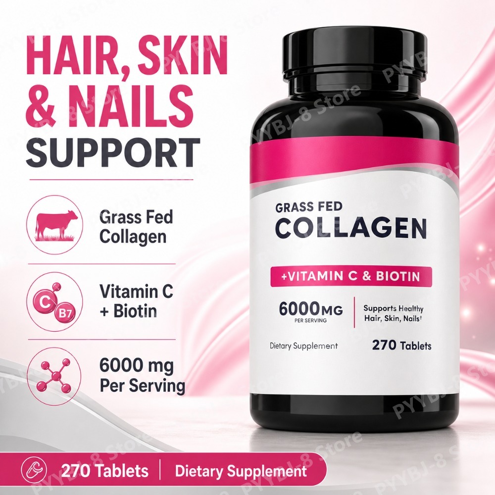 Hair Care Vitamin - Comprimés de collagène 6000 mg avec