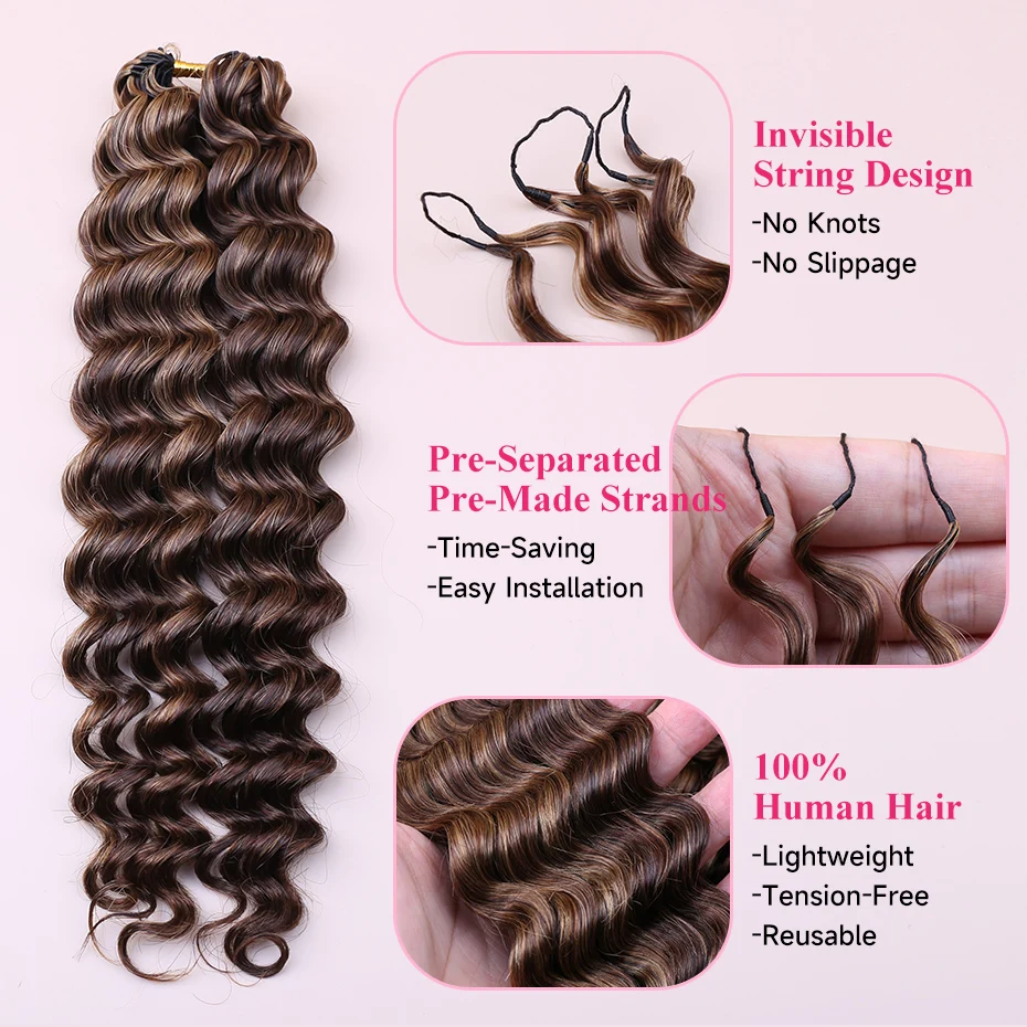 4/27, mèches de cheveux nature - Crochet Braiding Hair avis et prix