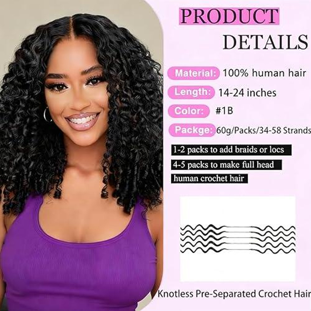 Extensions de cheveux à croche - Crochet Braiding Hair avis et prix