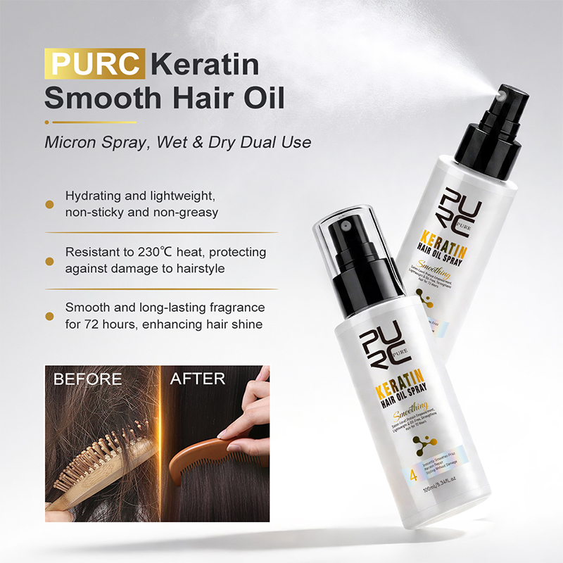 Kit de soin capillaire PURC à  - Hair Care Keratin Treatment avis et prix