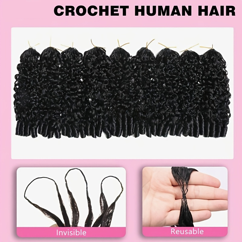 Cheveux humains bouclés birman - Crochet Braiding Hair avis et prix