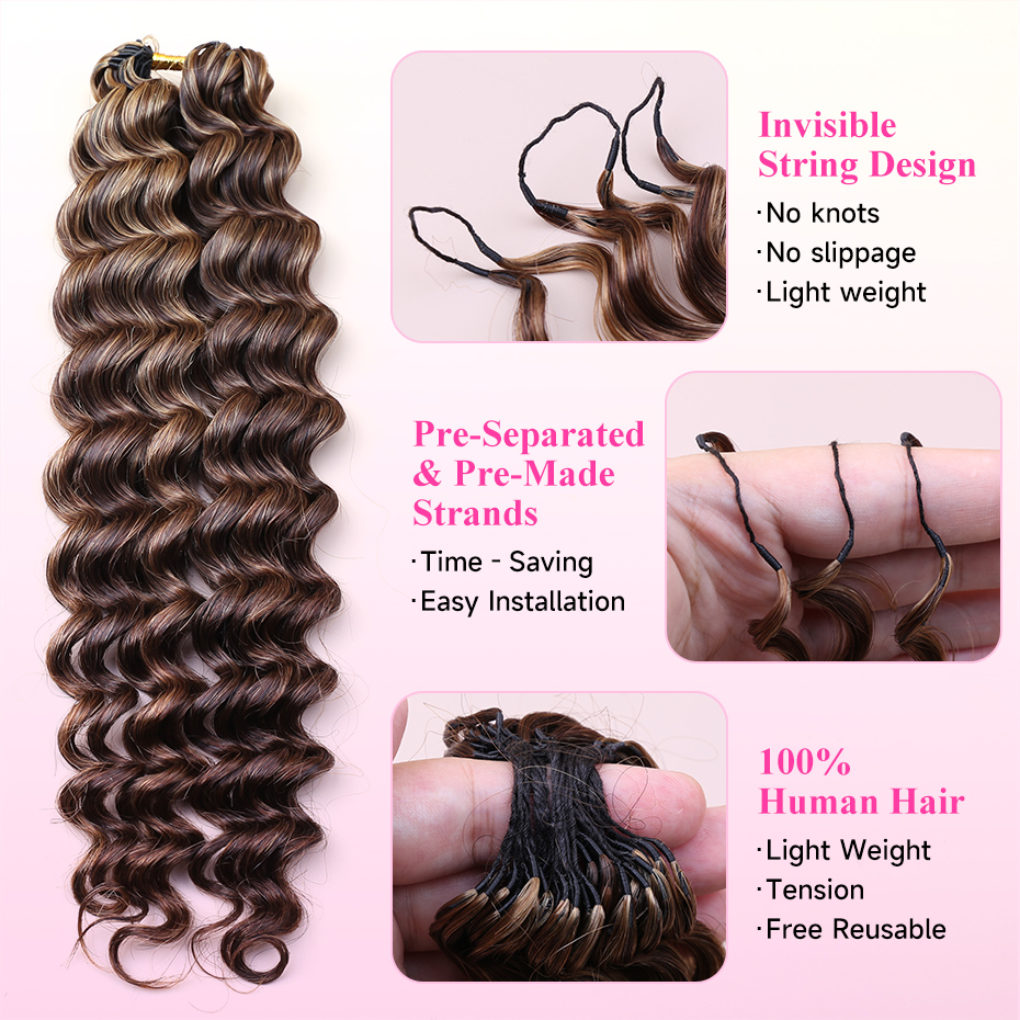 Miracle Knots Mèches de cheveu - Crochet Braiding Hair avis et prix